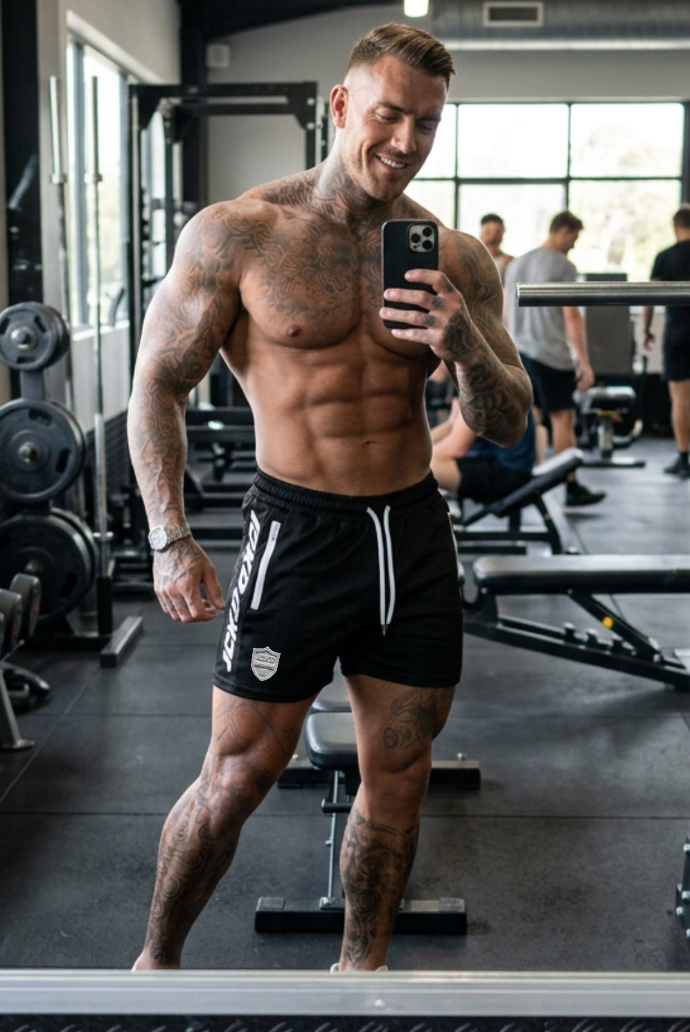 JCKD Quad Stomp stealth gym shorts
