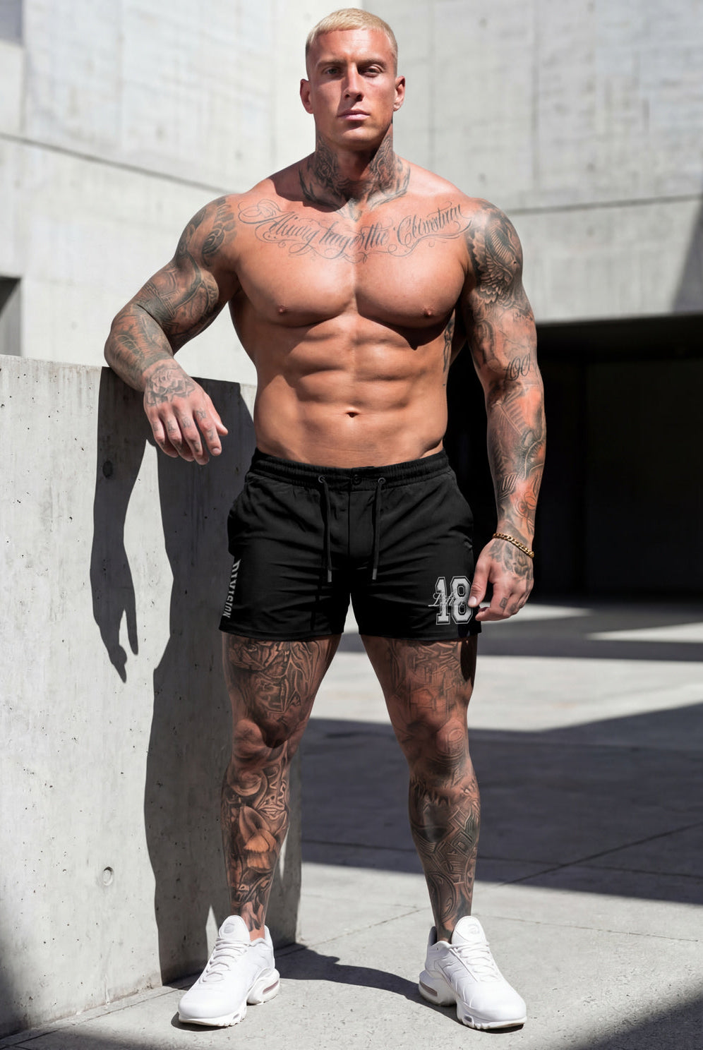 1023 Squat Crue 18 Shorts in rapid-dry nylon spandex, an example of true performance wear for training