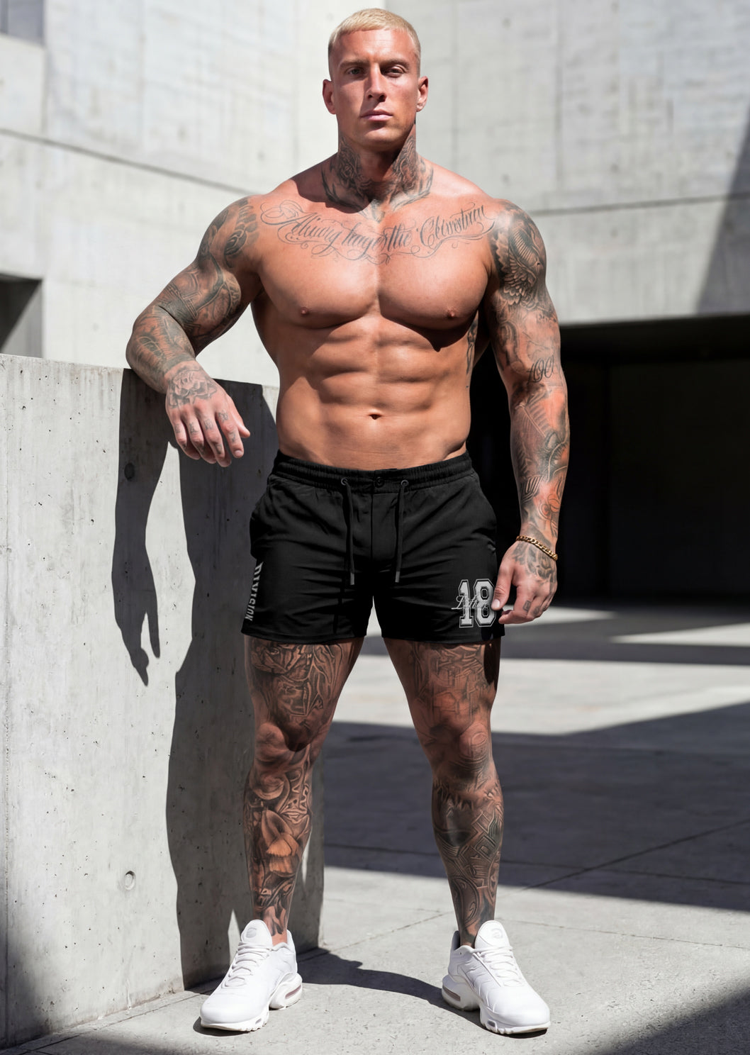 1023 Squat Crue 18 Shorts in rapid-dry nylon spandex, an example of true performance wear for training