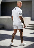 RTLS 3018 Division 18 Tee white colourway, clean gym style from New Zealand