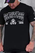 JCKD 3018 No Exit Tee black, bold No Exit graphic on premium heavyweight 220 GSM cotton gym tee