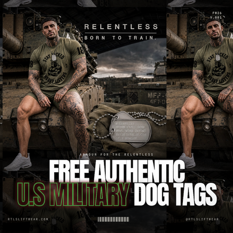 RTLS military dog tag